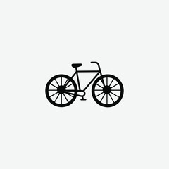 Bicycle Vector Silhouette - High-Quality Bike Graphics for Your Designs