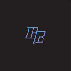 monogram logo design amazing esport style BB dinamyc line gaming concept letter © rudi