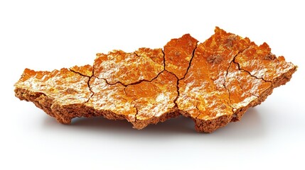 Obraz premium Dried, cracked earth, resembling a map