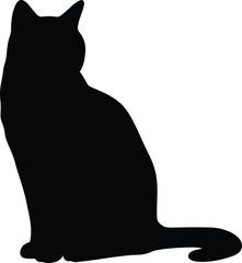 Minimalist Cat Silhouette