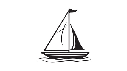 Sailboat line art