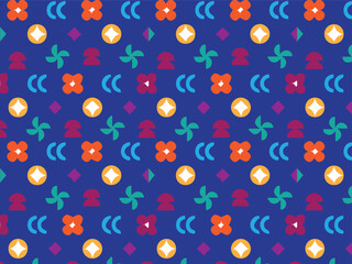 seamless background with circles