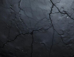 Obraz premium Cracked Dark Wall Texture - Vintage Background Art Print
