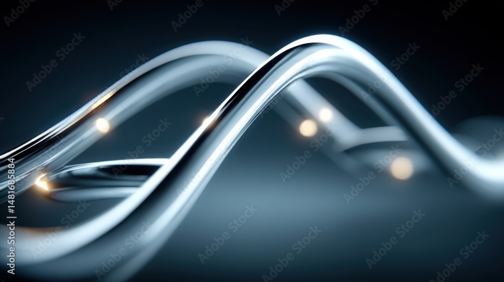 Poster a shiny fibonacci stabilized trade arc icon concept rhythm control illustrated in a dynamic and enga