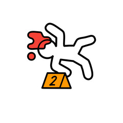 Crime scence icon