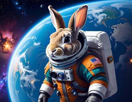 rabbit in space Custom AI Model