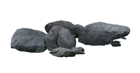 Volcanic Rocks - No Background PNG
