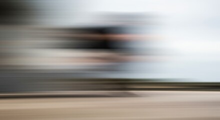 Abstract Photo of Motion Blurred Person in Fast Movement