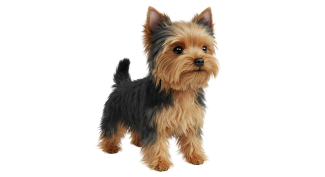 Adorable Yorkshire Terrier Puppy - Pictures & Images on transparent background