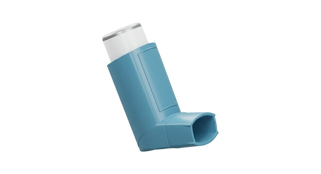 Asthma Inhaler: Types, Uses, and Side Effects on transparent background