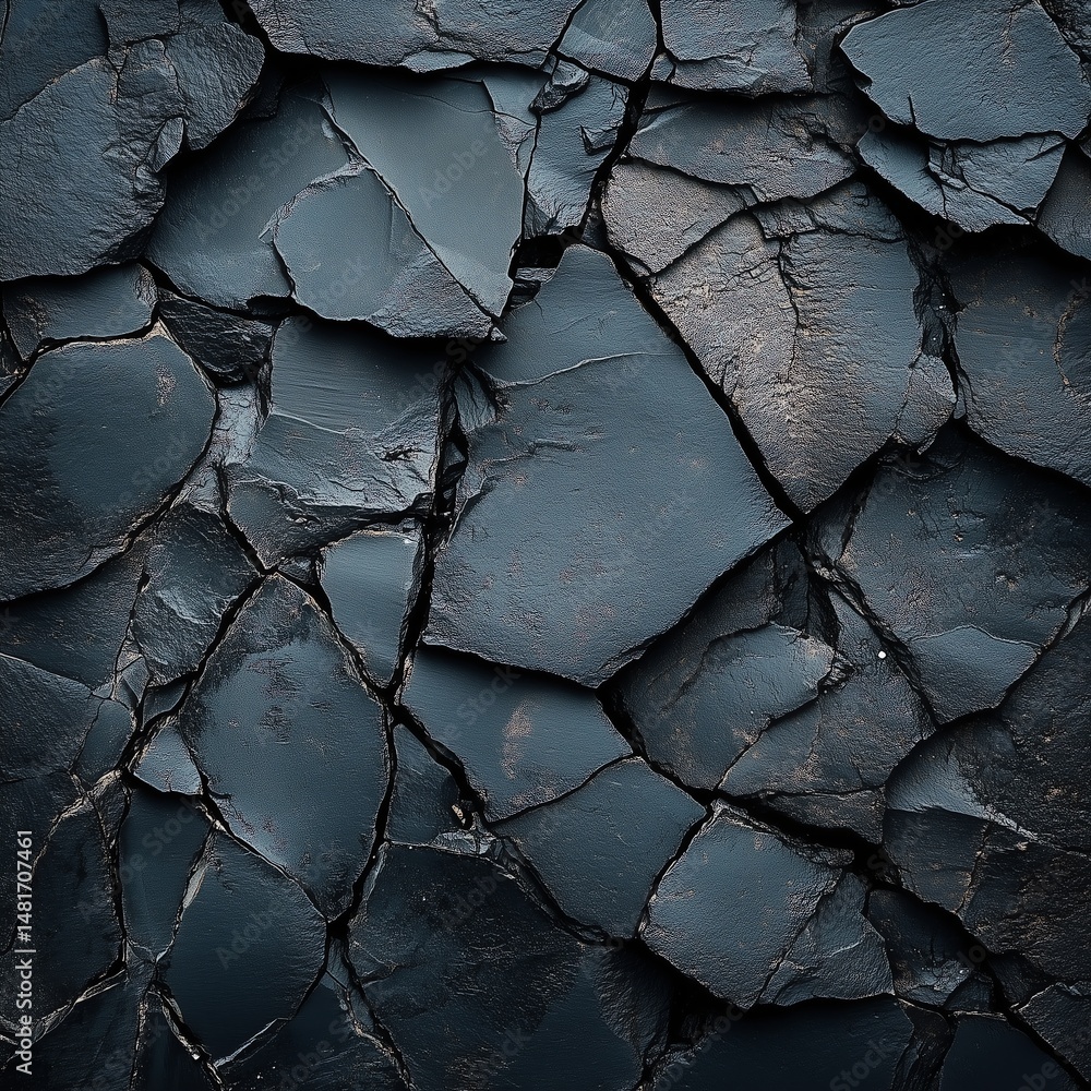 Poster black stone texture abstract background featuring natural patterns and high contrast minimalist styl