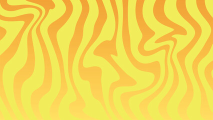 Abstract seamless wavepattern with geometric orange and yellow wave design