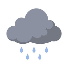 cloud with rain drops