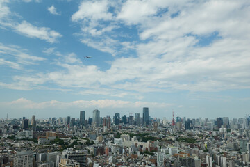 Fototapeta premium 東京恵比寿周辺の展望風景