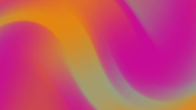 Blurred gradient of pink, orange, and green colors suitable for backgrounds or design projects requiring vibrant color transitions.