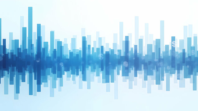 Dynamic Financial Data Visualization Showcasing Stock Market Fluctuations and Economic Trends in a Visually Compelling and Informative Presentation