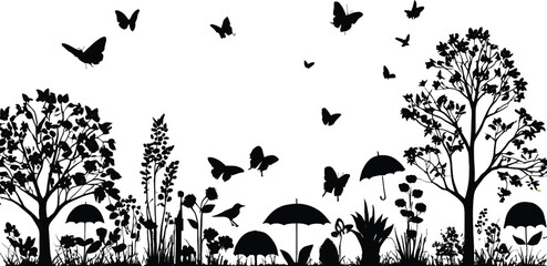  seasonal black icons,