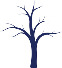 Elegant creative tree design of color