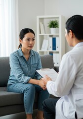 Photo of Doctor Consulting Patient in Medical Office