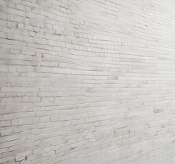 White brick wall background with a subtle gradient effect , masonry, construction material, atmospheric perspective