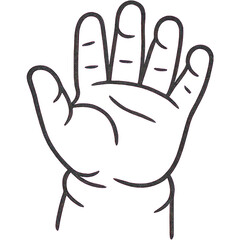 Obraz premium A raised hand representing peace and unity, celebrating the International Day of NonViolence.