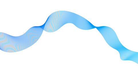 Abstract vector background with blue wavy lines,Abstract vector blue wave lines on white background,blending line background. colorful wave lines. blue lines background.