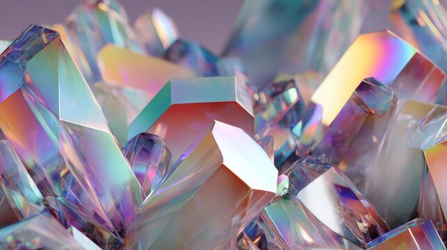 Radiant crystal cluster