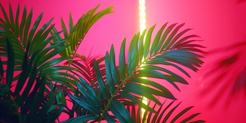 Obraz premium palm tree leaves