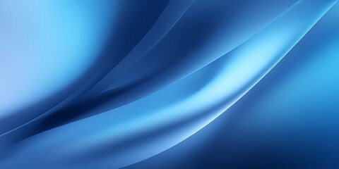 Blue abstract background with smooth gradients and light and shadow.