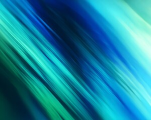 Fototapeta premium Blue green abstract background featuring soft motion blur and vibrant tones.