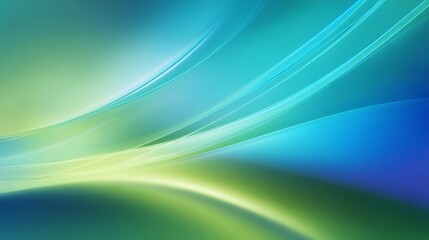 Blue green abstract background featuring soft motion blur and crisp edges.