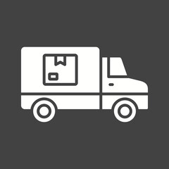 Delivery Bus icon vector image. Suitable for mobile apps, web apps and print media.