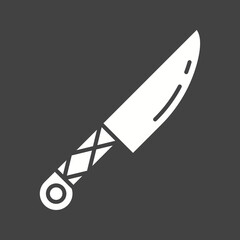 Knife icon vector image. Suitable for mobile apps, web apps and print media.