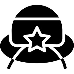 Vector Icon Pamela Hat, Fashion, Woman, Sun Hat, Accessory