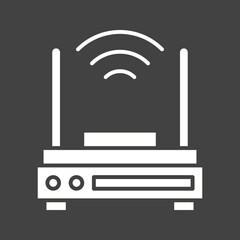 Router icon vector image. Suitable for mobile apps, web apps and print media.