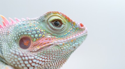 Fototapeta premium Close-up Iguana Profile