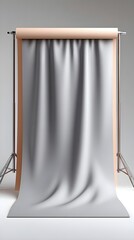 Smooth gray backdrop for photography and studio use