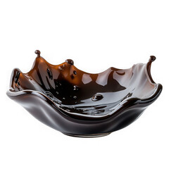 smooth chocolate splash presentation  