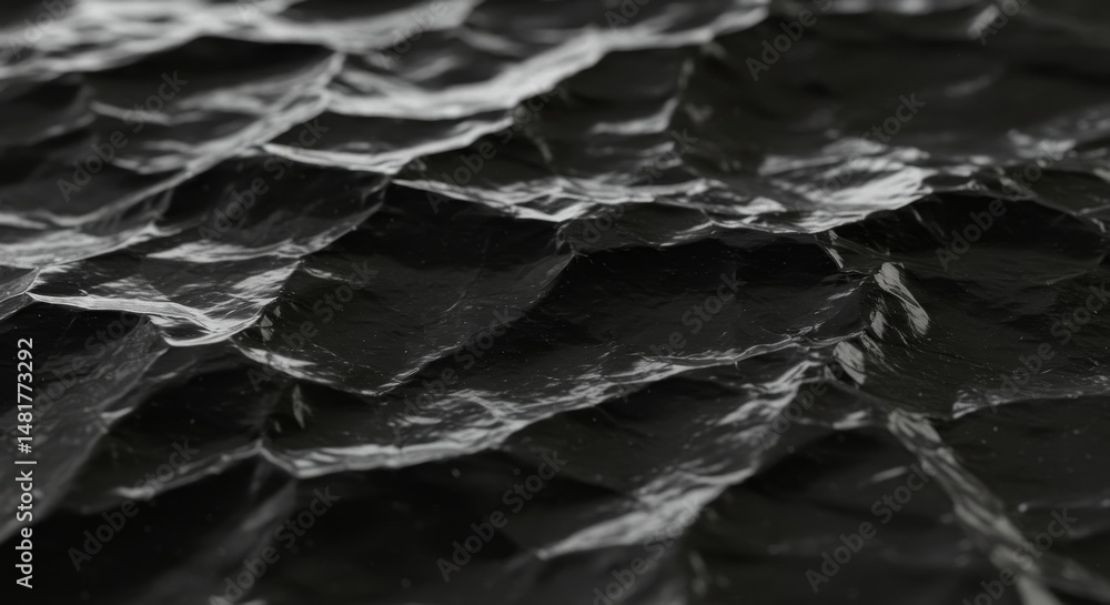 Poster 3d render abstract background dark geometric texture