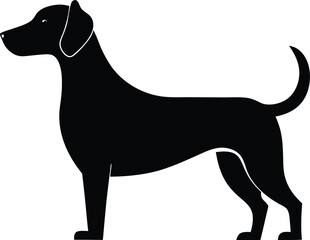 Black Silhouette of a Dog