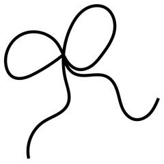 Outline Birthday Element