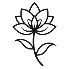 vector illustration of a flower