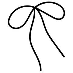 Outline Birthday Element