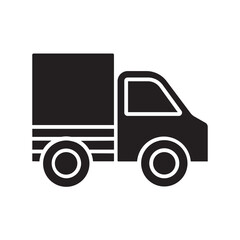 delivery truck glyph