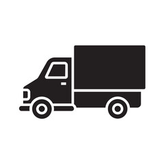 delivery truck glyph