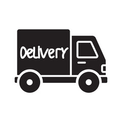 delivery truck glyph