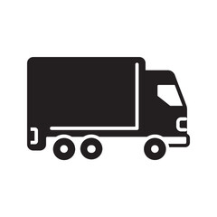 delivery truck glyph