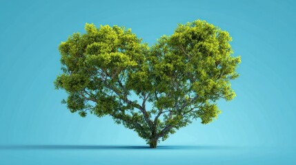 Heart-shaped tree of life