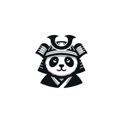 Samurai panda logo