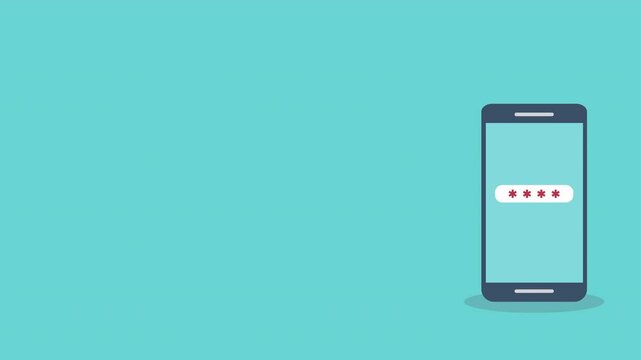 One Time Password or OTP security code on mobile phone,2-Step authentication mobile applications, posters and banners. OTP authentication and Secure Verification concept